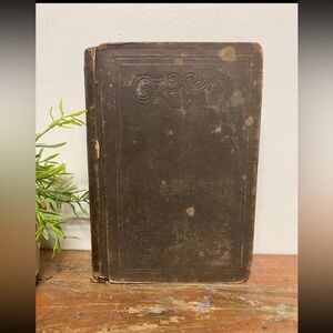 RARE Antique 1855 Book The Life and Essays of Benjamin Franklin Autobiography